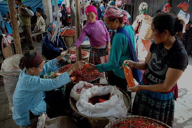 Muong Khuong Market